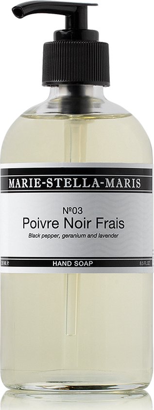 Marie Stella Maris - Hand Soap Poivre Noir Frais - 250 ml - Handzeep |  bol.com