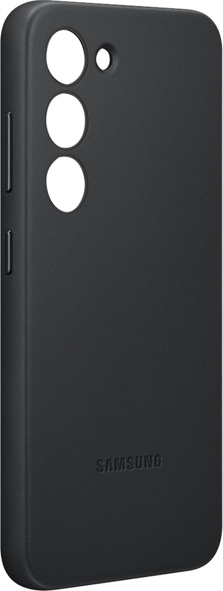 Samsung Leather Cover geschikt voor Samsung Galaxy S23 - Zwart