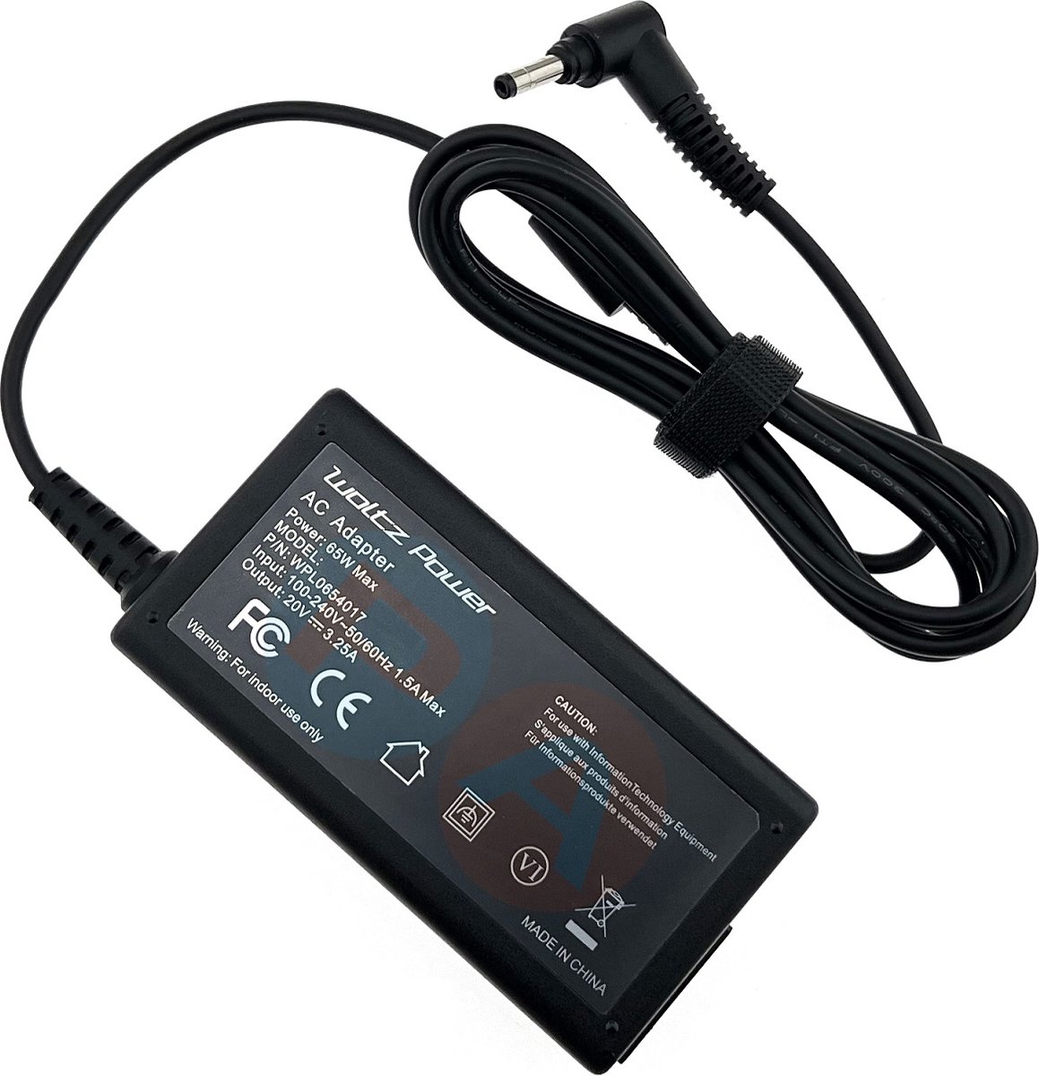 Image of 65W Laptop Oplader geschikt voor Lenovo BS145-15IIL - Ronde Pin 4.0x1.7mm