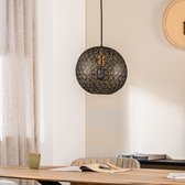 Furntastik Anzio Hanglamp, 30 cm, zwart