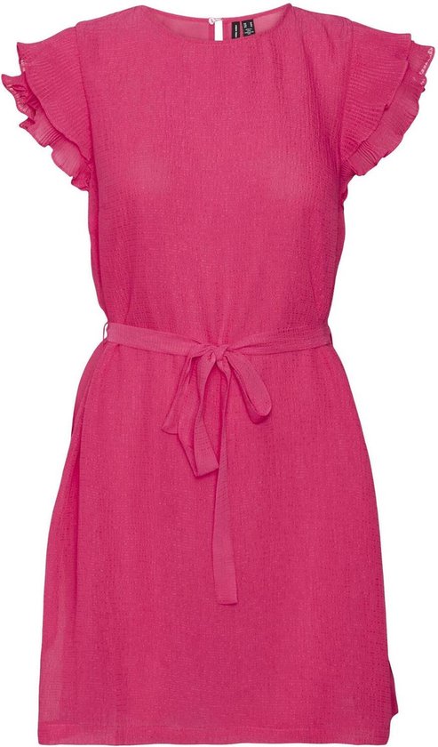 Vero Moda Jurk Vmhailey Capsleeve Short Dress Wvn 10287726 Pink Yarrow Dames  Maat - M | bol.com