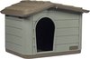 Hondenhok - Huisdierhuis - kattenhuis - Bruin/Groen - 65x46x48cm