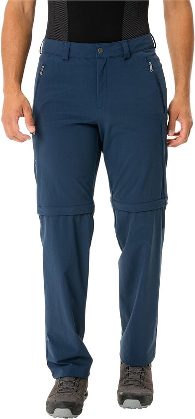 VAUDE Kids Detective Stretch ZO Pants II – Pantaloni Elastici Unisex In Materiale Riciclato, Con Protezione UV E Trasformabili In Bermuda