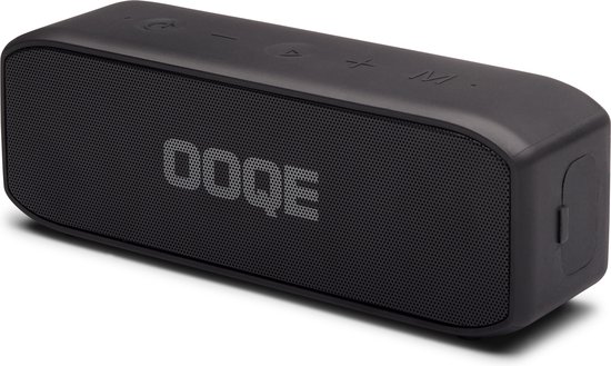 OOQE PRO S9 - Bluetooth Speaker - Draadloos - Ingebouwde Basradiator - Zuivere Bas - 20 uur Batterijduur - Microfoon - Handsfree Bellen - Stootbestendig - Waterbestendig - Geschikt Voor Binnen en Buitengebruik - Zwart van OOQE — afbeelding 2