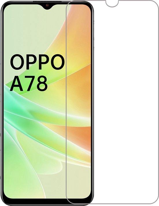 Screenprotector Geschikt voor OPPO A78 5G Screenprotector Beschermglas Full Cover - Screenprotector Geschikt voor OPPO A78 Screen Protector Full Cover