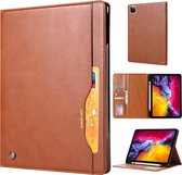 Peachy Leather iPad Pro 12.9-inch 2018 Case Cover Wallet Wallet - Brown Apple Pencil