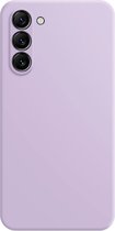 Hoesje Paars - Geschikt voor Samsung Galaxy S23 - Stevige Shockproof Case - TPU Cover met Siliconen Touch - Backcover Telefoonhoesje