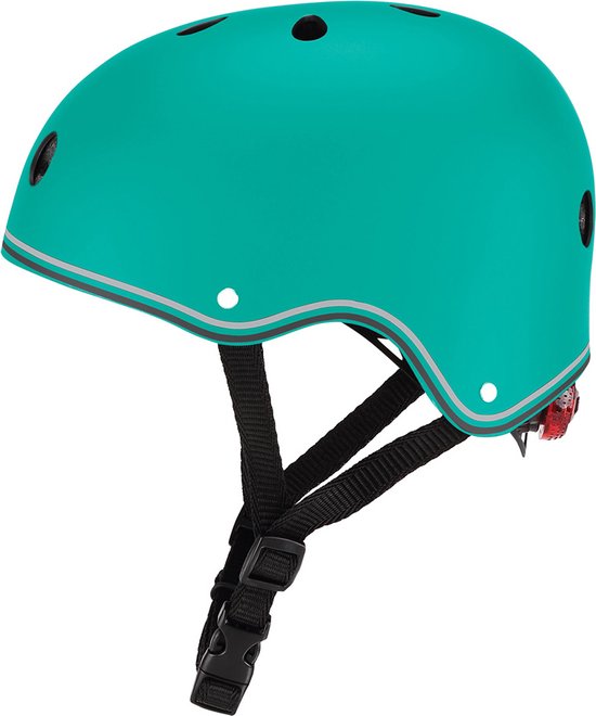 GLOBBER - fiets helm voor kinder - Helmet Primo Lights (48-53 cm) - groen