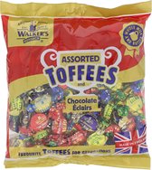 Walkers Toffees assorted toffees and chocolate eclairs - Zak 750 gram