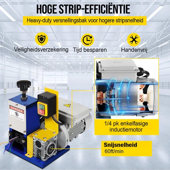 Arvona Cable Stripper - Machine à dénuder les câbles - Éplucheur de câbles  électriques