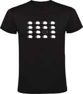 Het zwarte schaapje Heren t-shirt | schaap| buitenbeentje | kudde| milieu| boerderij | wol | uniek | anders | jezelf zijn |