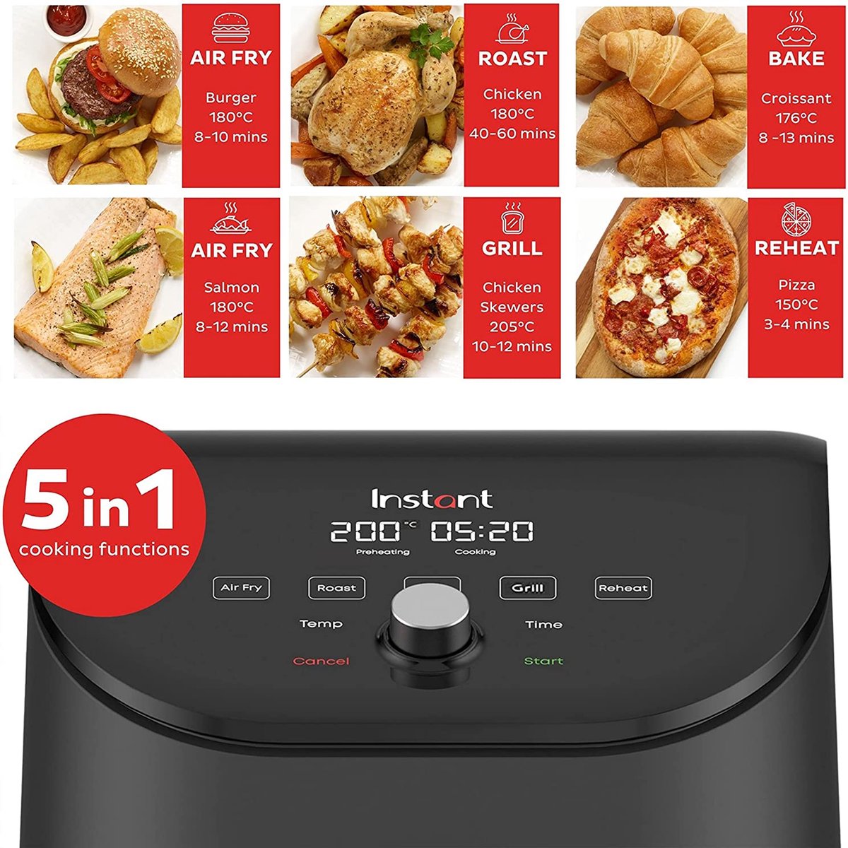 Instant Vortex Slim Airfryer thumbnail 6