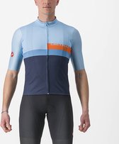 Castelli A Blocco Jersey - Baby Blue/Scarlet Lava-Niagara