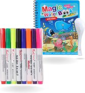 Marqueurs à eau Acestore Magic + livre de dessin magique - Marqueurs à eau - Multifonctionnel - Sûr - 8 couleurs différentes