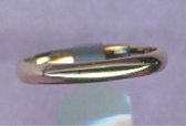Twice As Nice Ring in 18kt verguld metaal, trouwring 3 mm  66