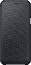 Samsung Galaxy A6 Wallet Cover Zwart