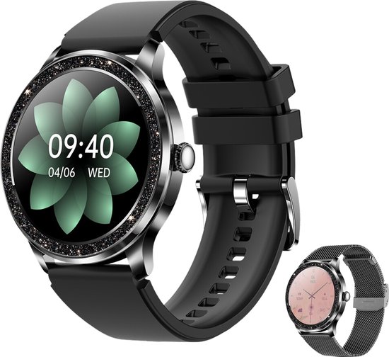 Smartwatch Dames - Sport Horloge dames - Stappenteller & Bloeddrukmeter -  iOS &... | bol.com