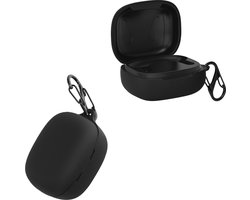 kwmobile Hoes geschikt voor EarFun Air Pro 3 - Siliconen cover voor oordopjes in zwart