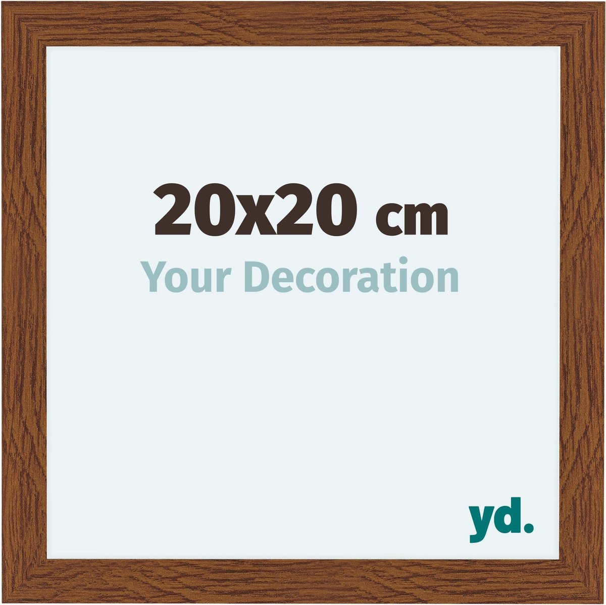 yd. Your Decoration - Fotolijst 20x20 cm - MDF - Eiken Rustiek - Como