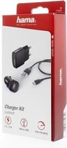 Hama Oplaadset Picco Micro-USB 1 A 2 Opladers + Oplaadkabel 1,4 M Zwart