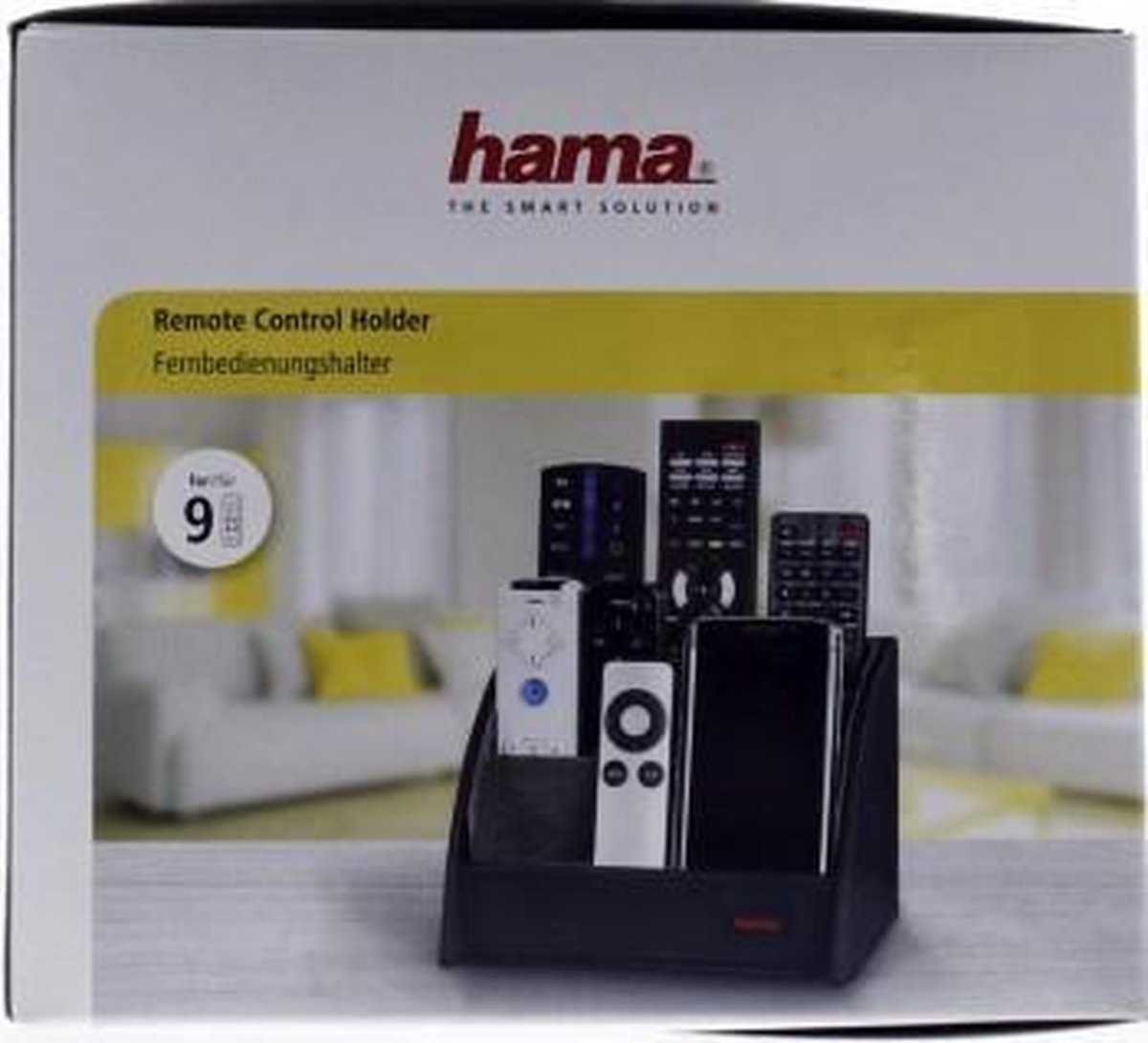 Hama afstandsbediening houder - Afstandsbediening - Zwart - Nylon/PP - Max.  9... | bol.com