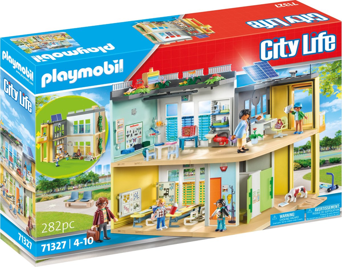 PLAYMOBIL City Life Grote school - 71327 | bol.com