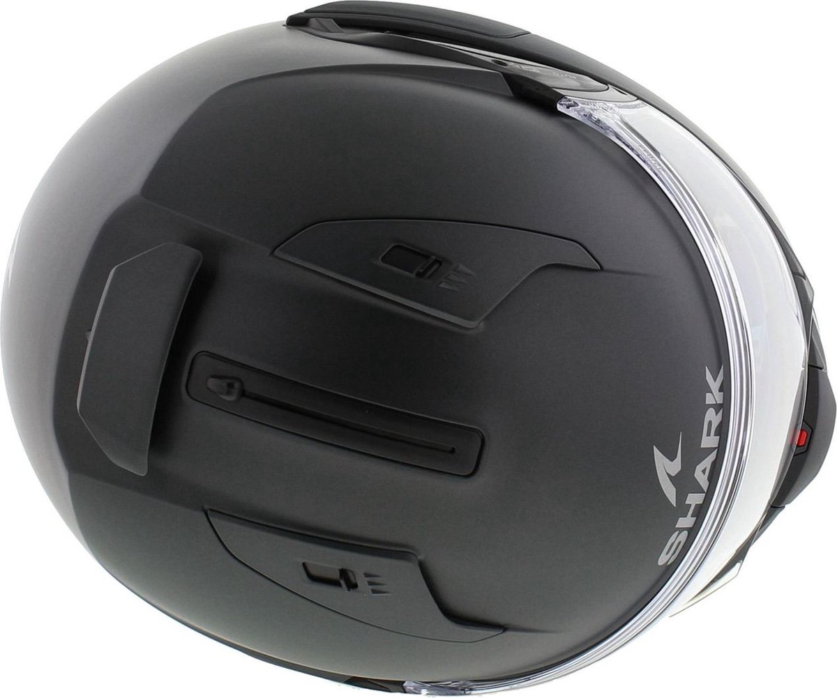 Shark Evo ES Blank Mat Gun Metal Mat A06 Systeemhelm - Maat XS - Helm – foto 6
