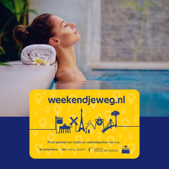 Weekendjeweg.nl Cadeau Card €100 - enveloppe verpakking - Weekendjeweg.nl