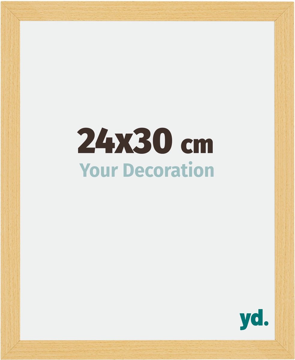 yd. Your Decoration - Fotolijst 24x30 cm - MDF - Beuken Decor - Mura