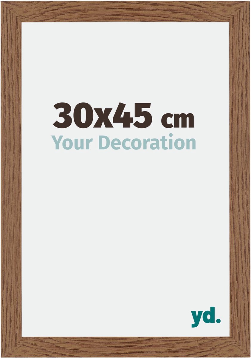 Your Decoration - Fotolijst 30x45 cm - MDF - Eiken Rustiek - Mura