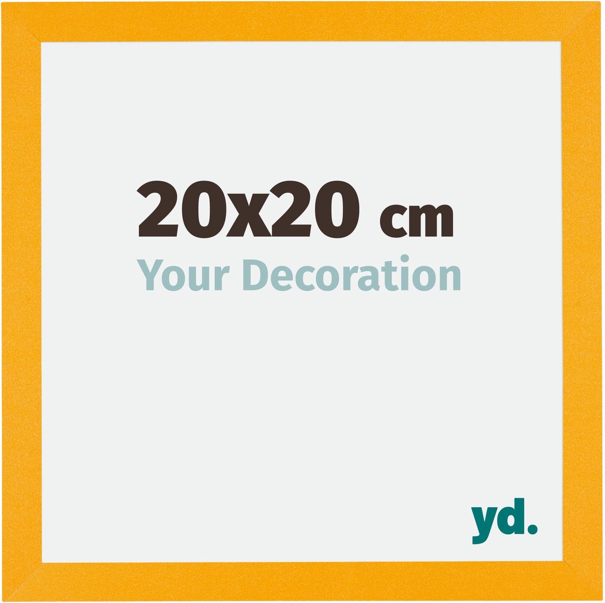 yd. Your Decoration - Fotokader 20x20 cm - MDF - Geel - Mura