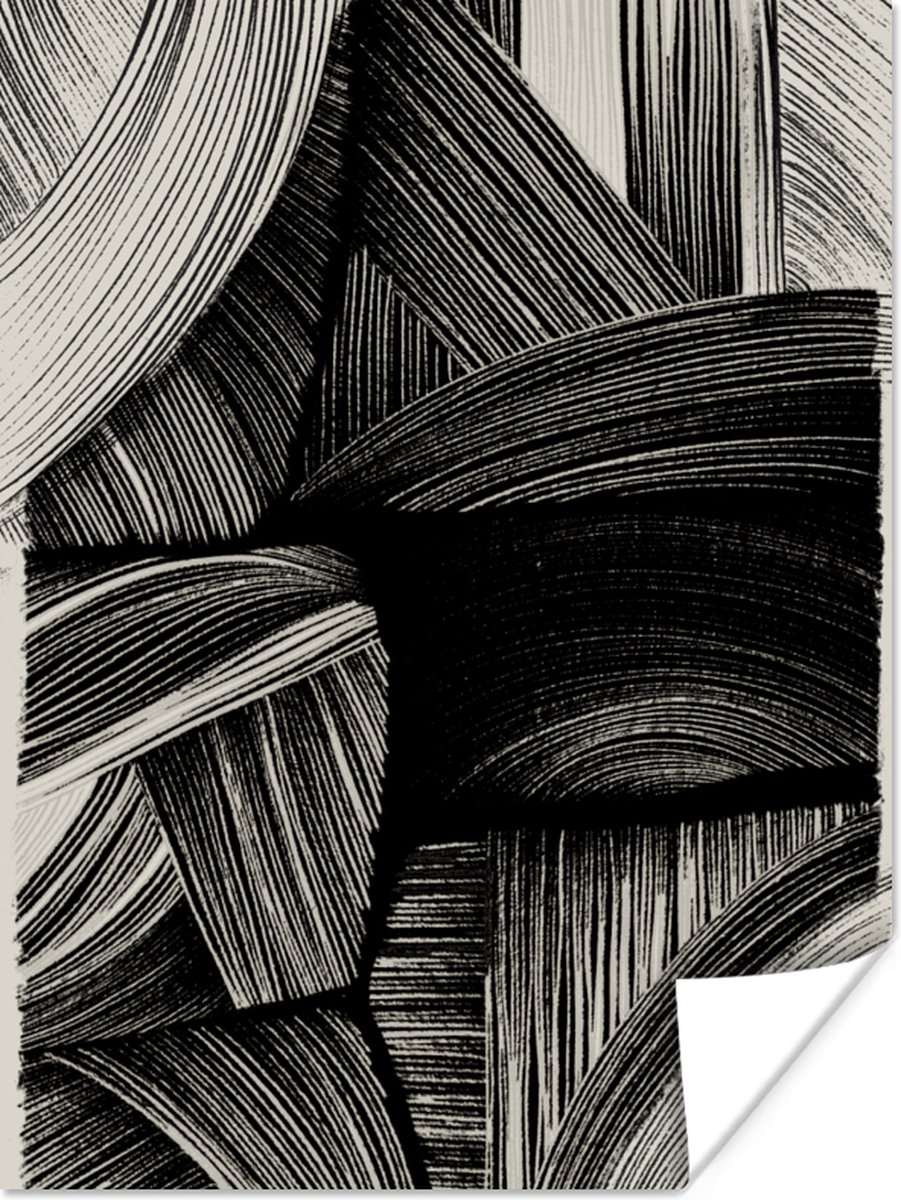 Abstract - Zwart - Wit - Lijnen
