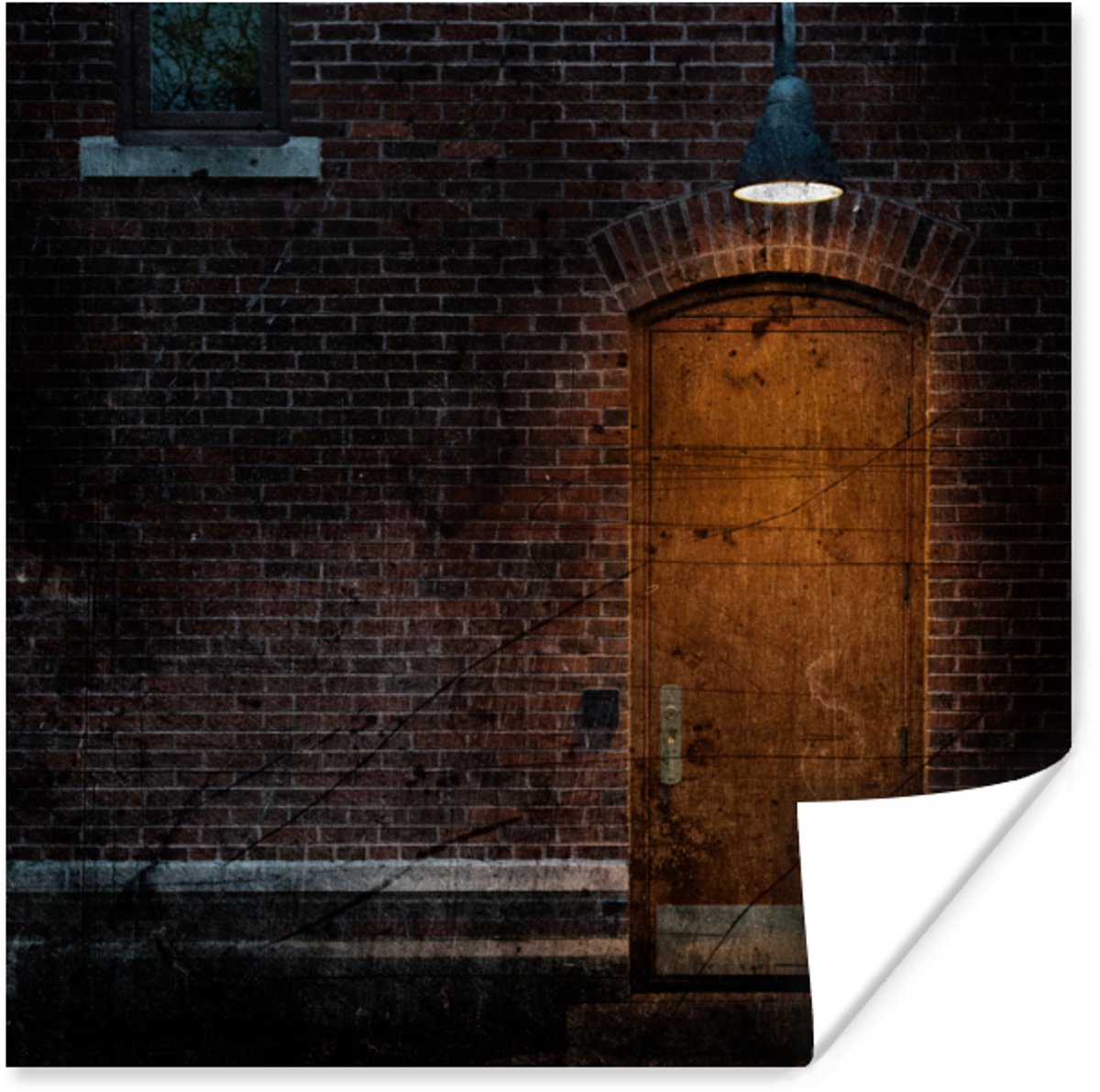 Deur - Muur - Lamp - Architectuur