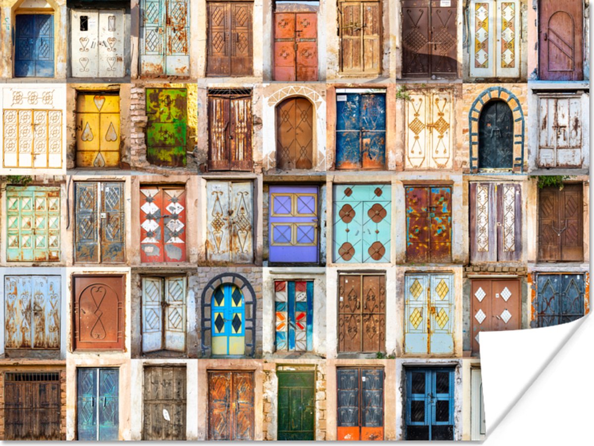 Deuren - Architectuur - Vintage - Collage