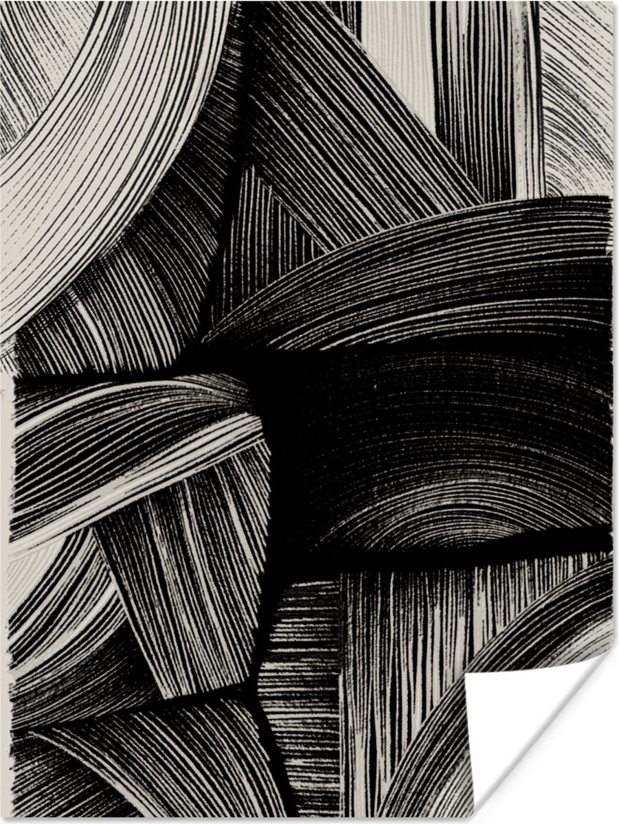 Abstract - Zwart - Wit - Lijnen