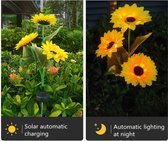 solarlamp Zonnebloemen - LED-verlichting - Automatische dag en nacht sensor - Duurzaam en weerbestendig