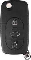XEOD Autosleutelbehuizing - sleutelbehuizing auto - sleutel - Autosleutel / Audi 3 knops