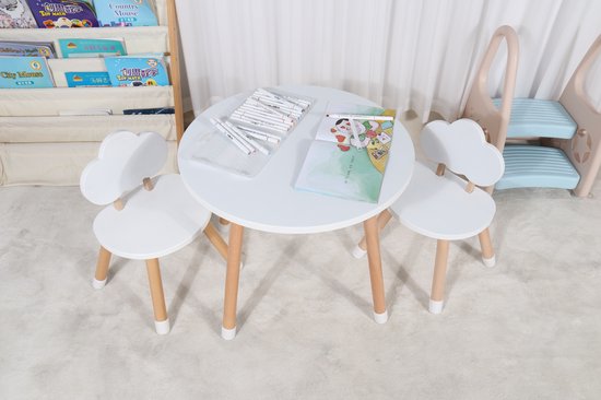 Kindertafel Mesola 70 cm rond mango naturel