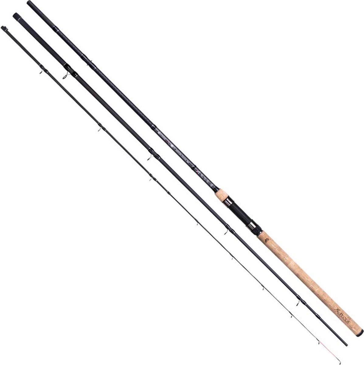 Mikado X-plode Ng Medium Feeder Karperhengel Zwart 3.90 m / 1-120 g
