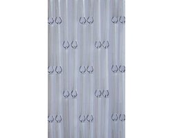 Vliegengordijnenexpert Vliegengordijn Hulzen - Transparant 100x240 cm Op het kozijn