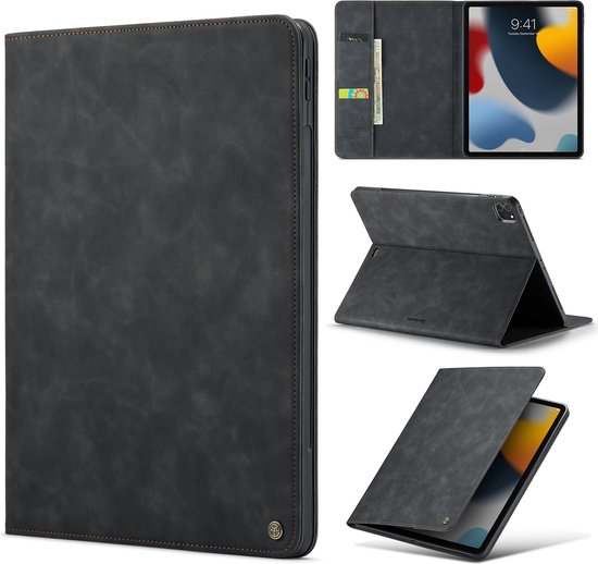 Coque de Protection Arrière en Cuir pour iPad Pro 11 (2020) - Noir