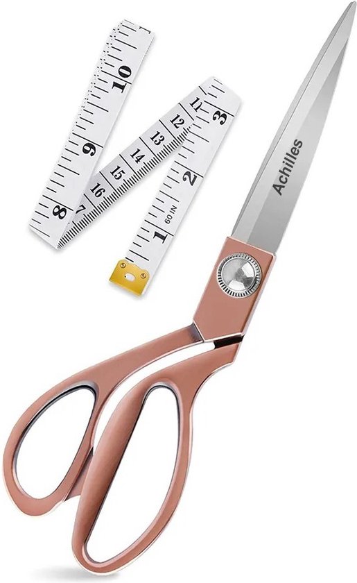May Professionele kleermakersschaar - textielschaar van verchroomd staal - grote stofschaar met 7 inch / 17,8 cm lang