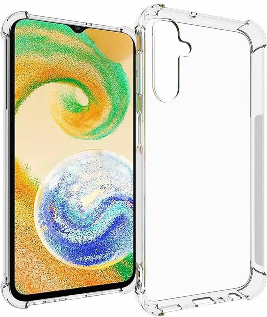 Anti-shock Back Cover voor de Samsung Galaxy A24 Transparant