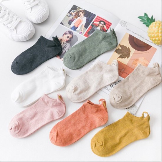 Marco Rossi Sneakersokken met Lipje - Zakt niet af - Katoen - Heren