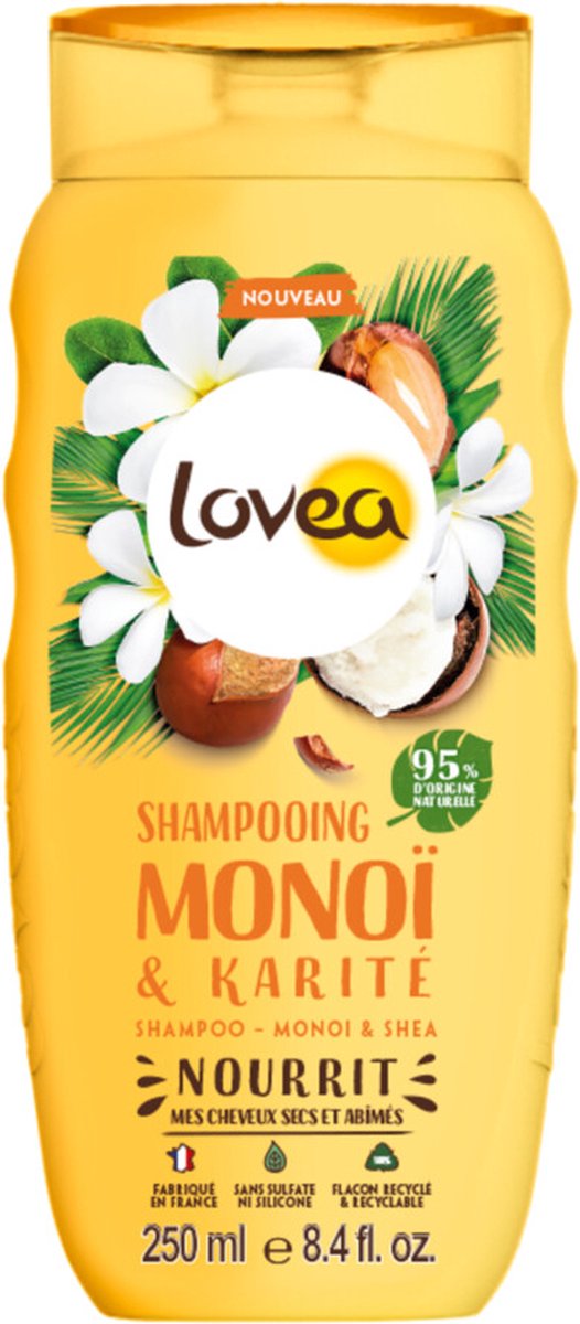 6x Lovea Monoï & Shea Shampoo 250 ml