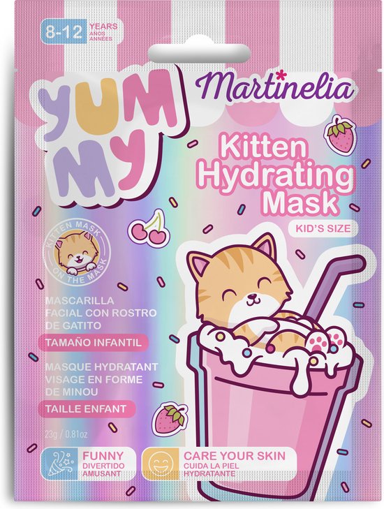 Martinelia - Masque de beauté hydratant pour enfant motif chat