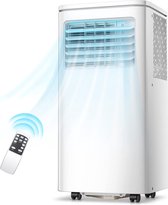 Royalty Line® PAC2600 Airconditioner - 3 In 1 Mobiele Airco - Ventilator - Luchtontvochtiger - 2600W - 9000 BTU - 2 snelheden - 3 Functies - Met Afstandsbediening - Wit
