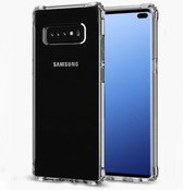 Pearlycase Transparant TPU Siliconen Case Hoesje voor Samsung Galaxy S10 met versterkte randen