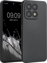 kwmobile metallic telefoonhoesje van TPU - geschikt voor Honor X8a - Flexible case voor smartphone - In metallic grijs