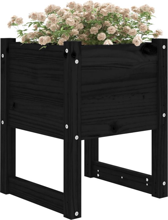 Plantenbak vierkant 50 x 50 x 40 cm (hout) - Goedkope plantenbakken kopen? | Korting tot 50